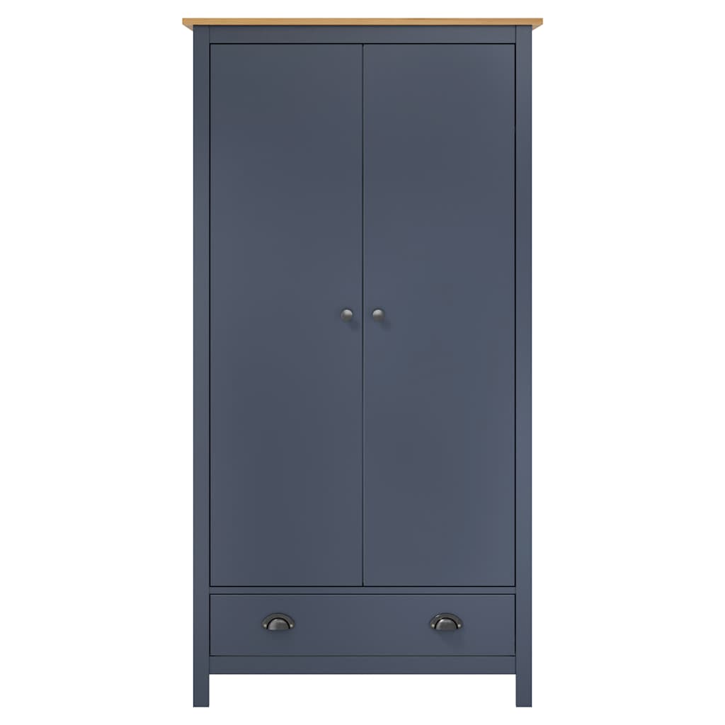 Armadio A 2 Ante Hill 89X50X170 Cm In Legno Di Pino