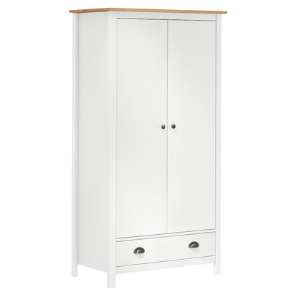 Armadio A 2 Ante Hill 89X50X170 Cm In Legno Di Pino
