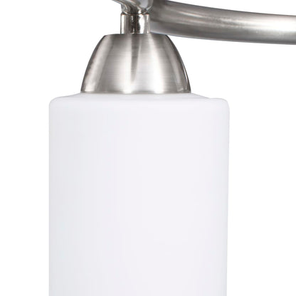 Lampadario Paralume In Ceramica A Bianco 3 Lampadine E14