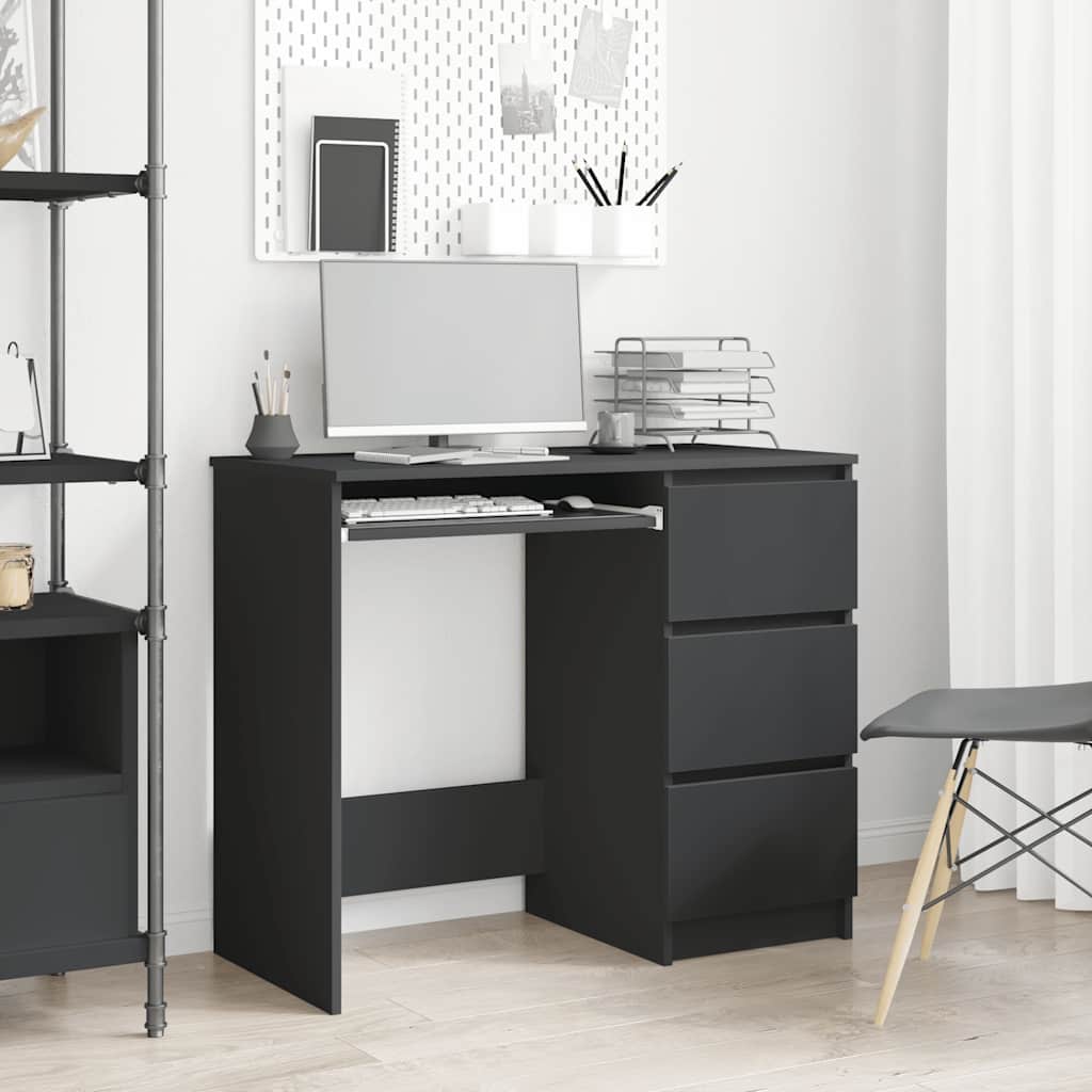Scrivania 90X45X76 Cm In Legno Multistrato