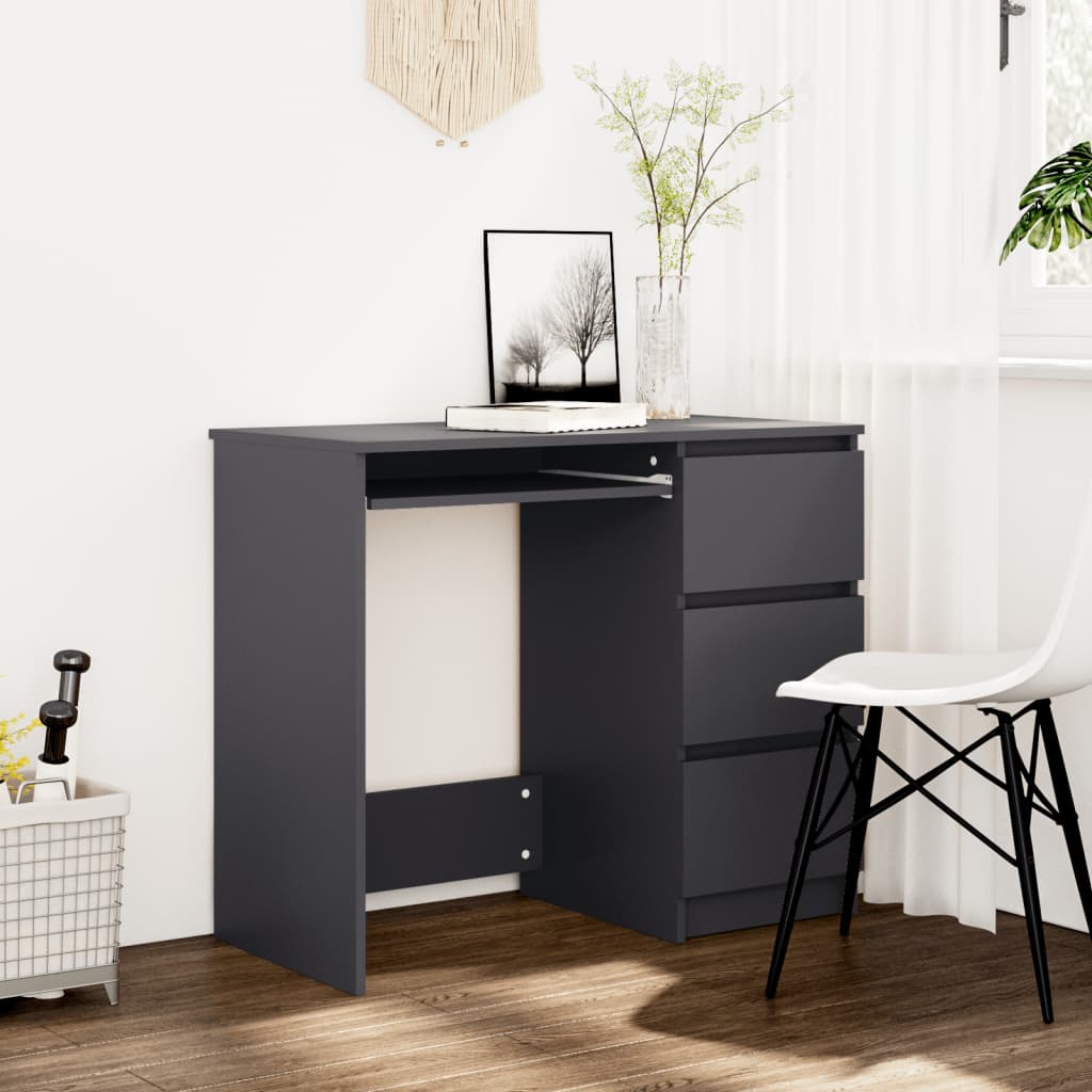 Scrivania 90X45X76 Cm In Legno Multistrato