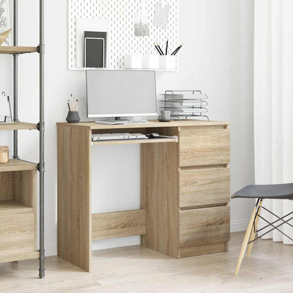 Scrivania 90X45X76 Cm In Legno Multistrato