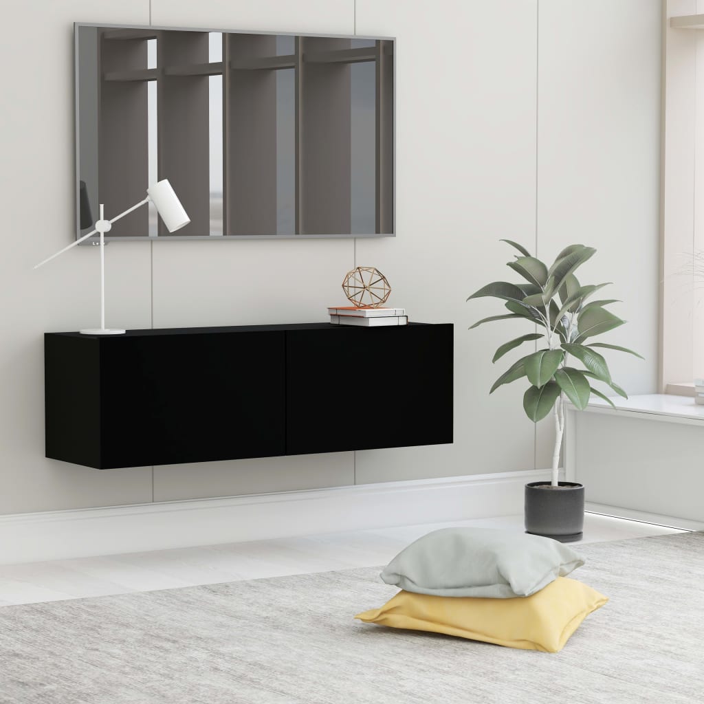Mobili Tv A Parete 2Pz 80X30X30 Cm