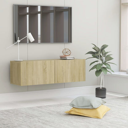 Mobili Tv A Parete 2Pz 80X30X30 Cm