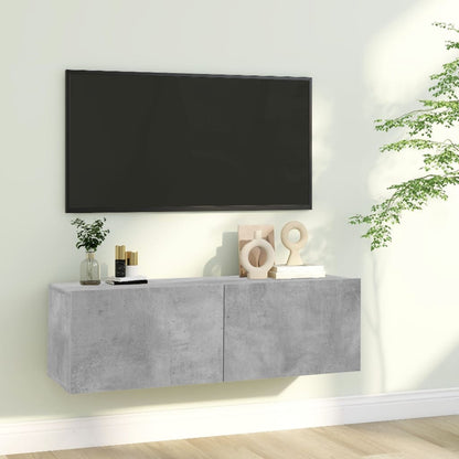 Mobili Tv A Parete 2Pz 80X30X30 Cm