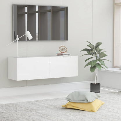 Mobili Tv A Parete 2Pz 80X30X30 Cm