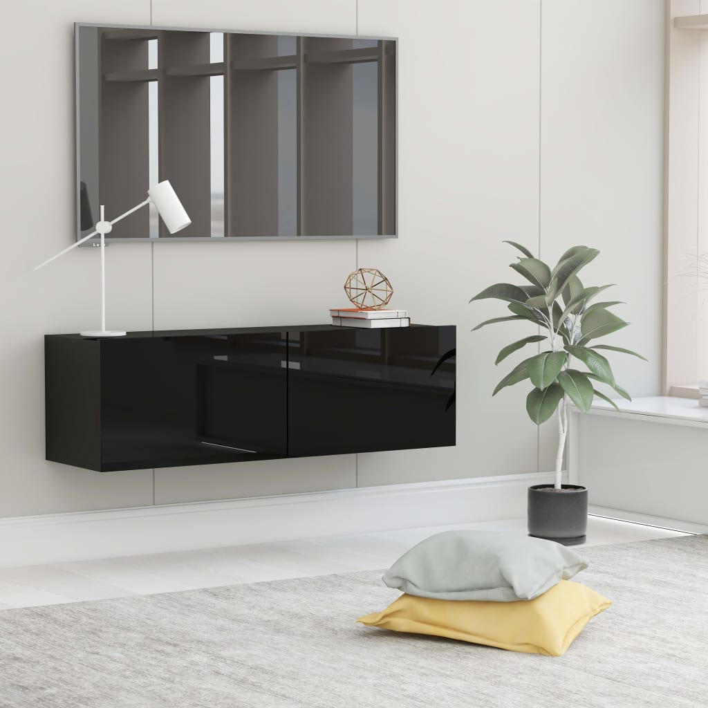 Mobili Tv A Parete 2Pz 80X30X30 Cm