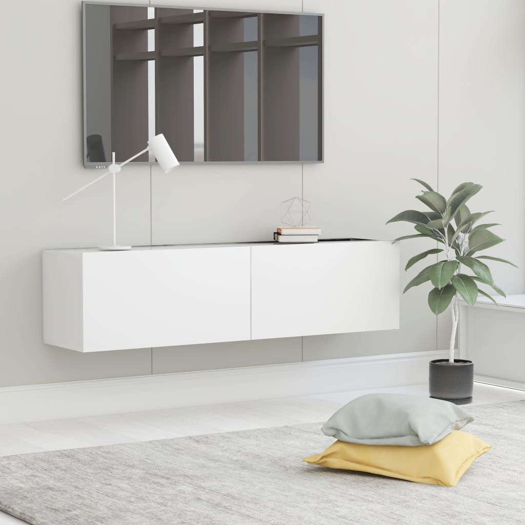 Mobili Tv A Parete 2Pz 80X30X30 Cm