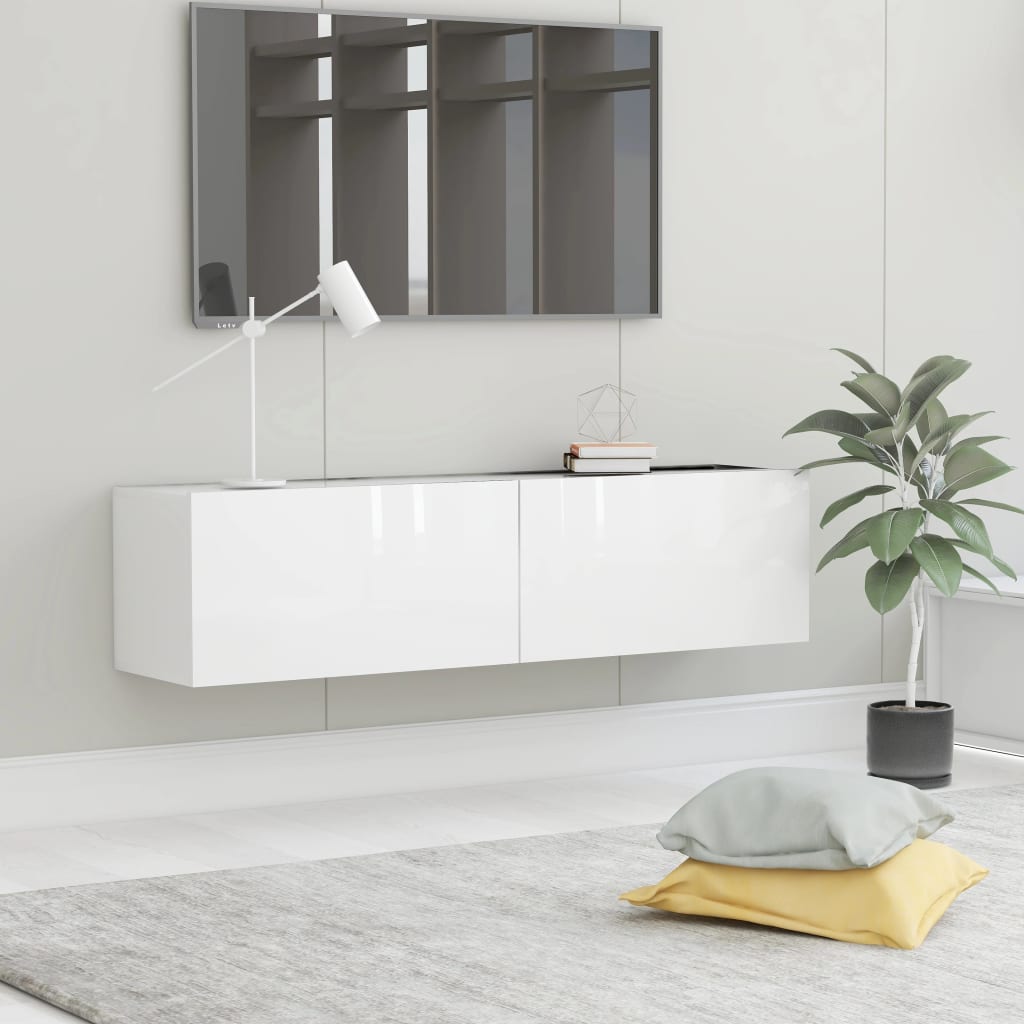 Mobili Tv A Parete 2Pz 80X30X30 Cm