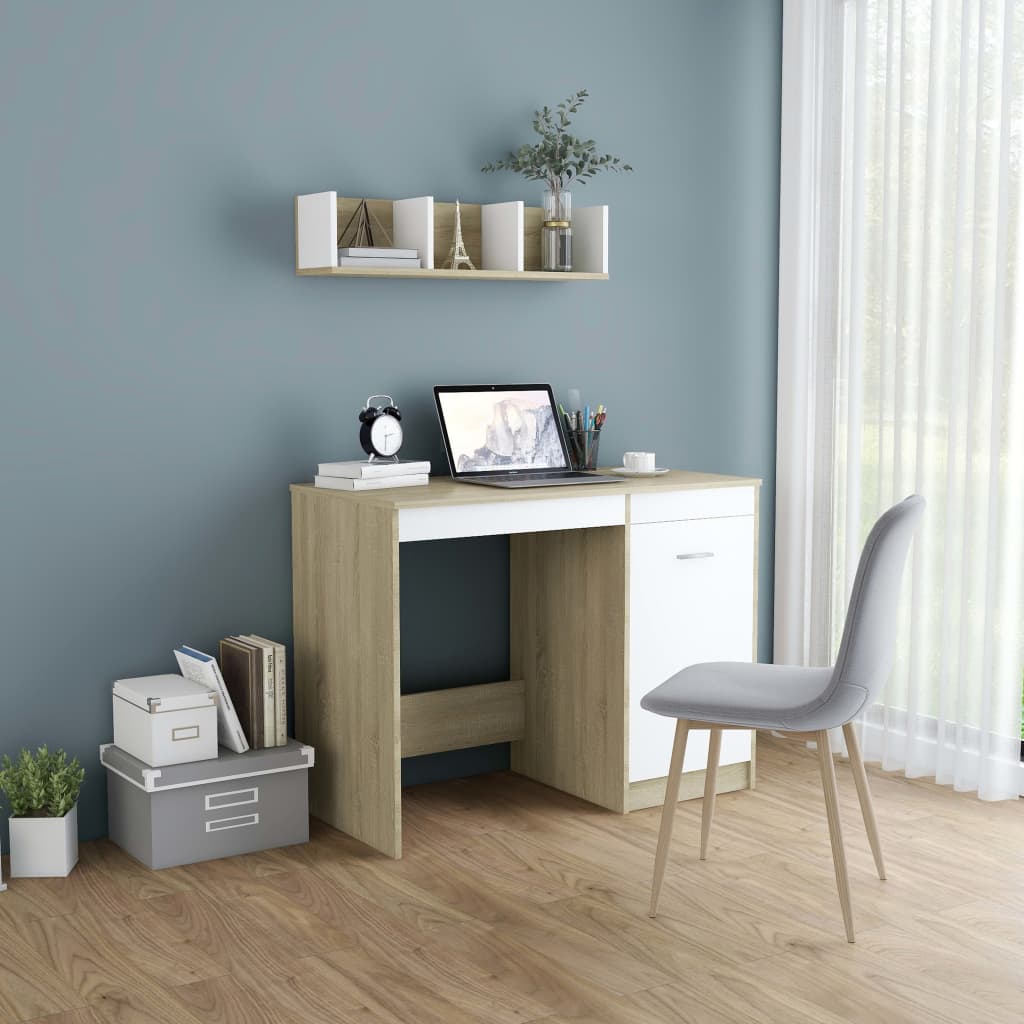 Scrivania 100X50X76 Cm In Legno Multistrato