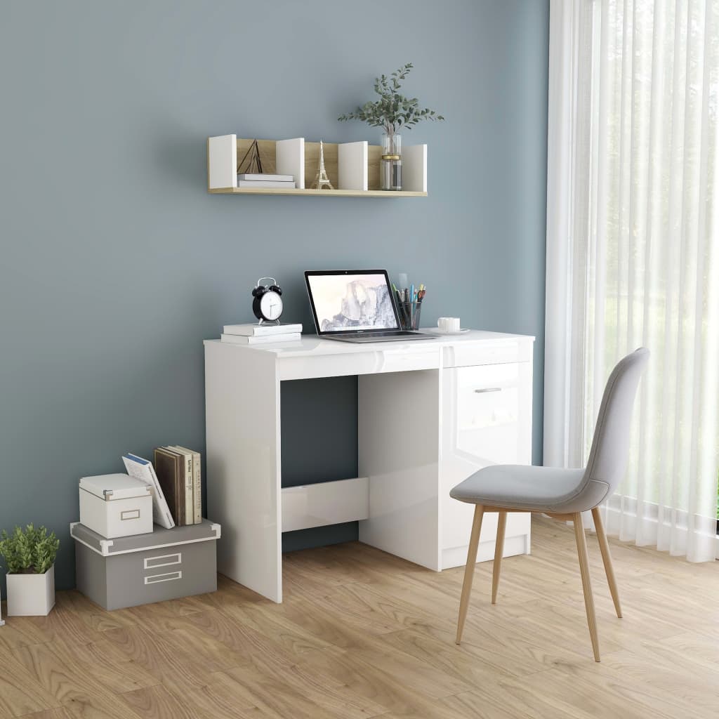 Scrivania 100X50X76 Cm In Legno Multistrato