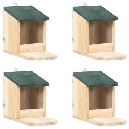 Casette Per Scoiattoli 4 Pz In Legno Di Abete