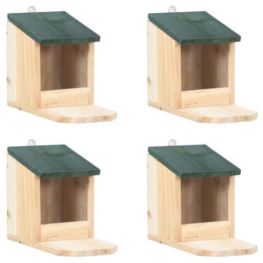 Casette Per Scoiattoli 4 Pz In Legno Di Abete
