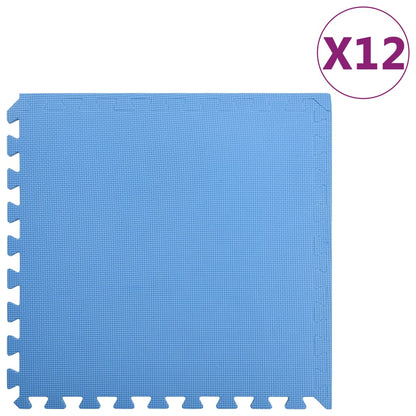 Tappetino A Incastro 24 Pz Venature Legno 8,64 ㎡ Schiuma Eva