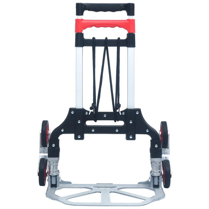 Carrello Per Scale Pieghevole 70 Kg In Alluminio Argento