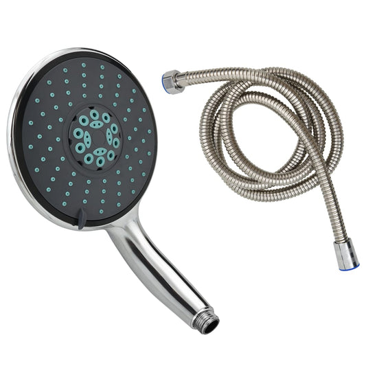 Soffione Doccia Manuale Multifunzionale Con Tubo 1,5 M Cromato