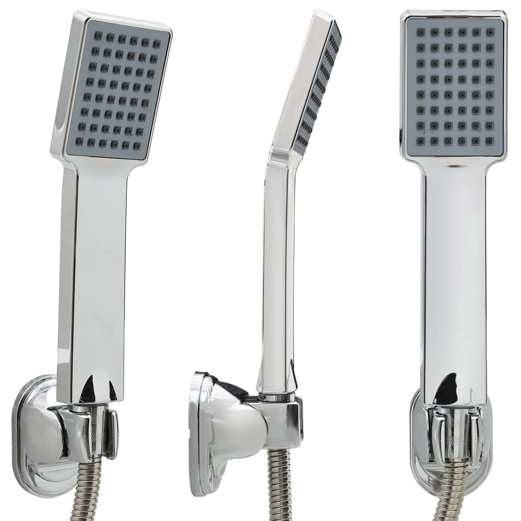 Soffione Doccia Manuale Con Tubo 1,5 M Cromato