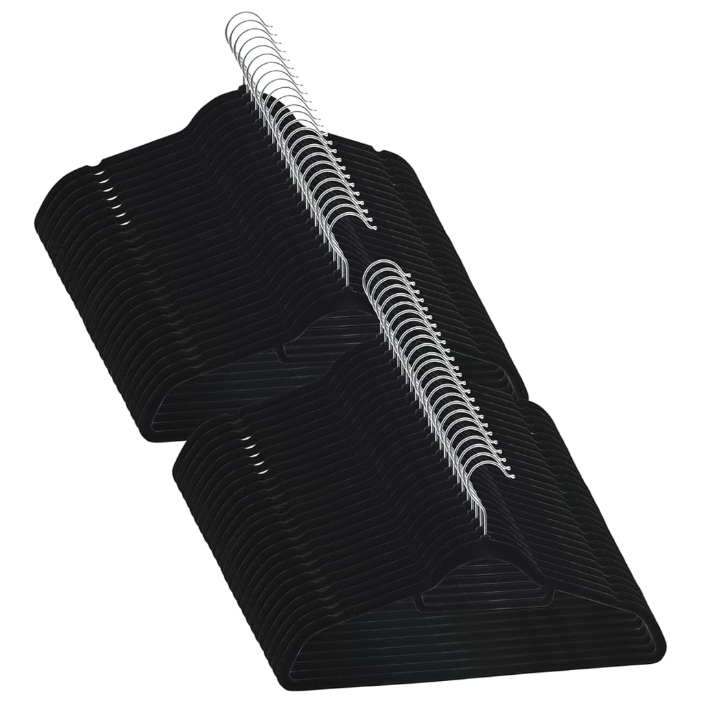 Set Appendiabiti 50 Pz Antiscivolo In Velluto