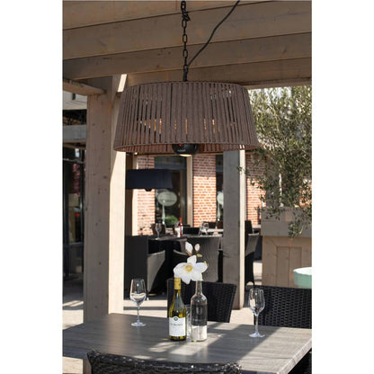 Sunred Radiatore A Soffitto Artix Corda 1800 W Alogeno Marrone
