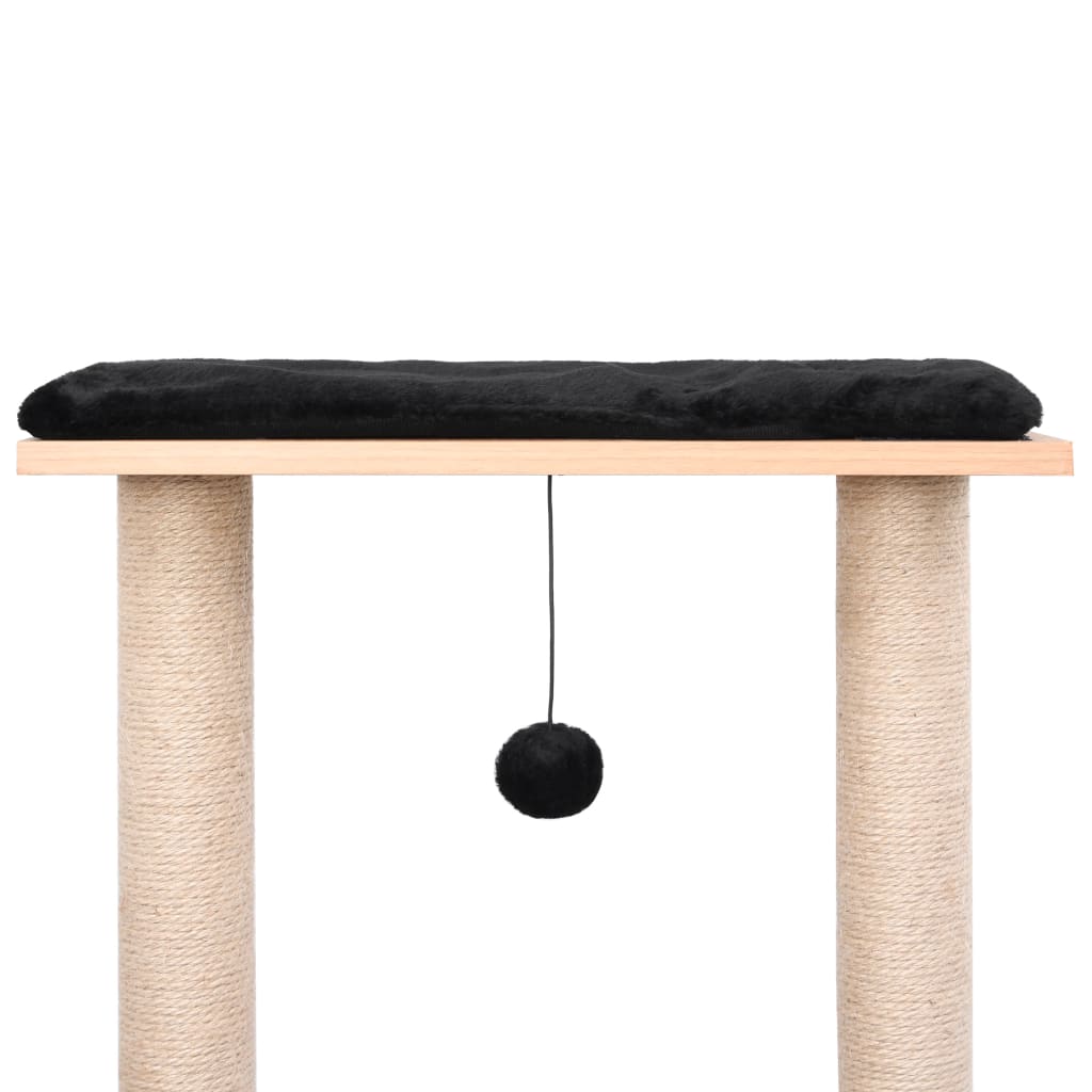 Albero Per Gatti Con Tappeto Tiragraffi In Sisal 129 Cm