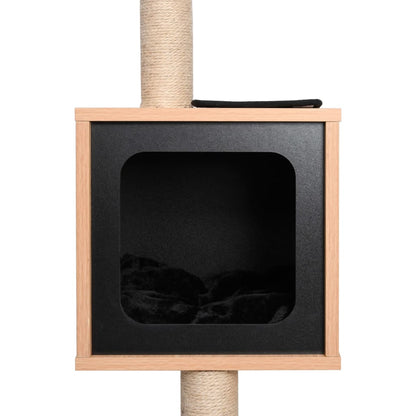 Albero Per Gatti Con Tappeto Tiragraffi In Sisal 129 Cm