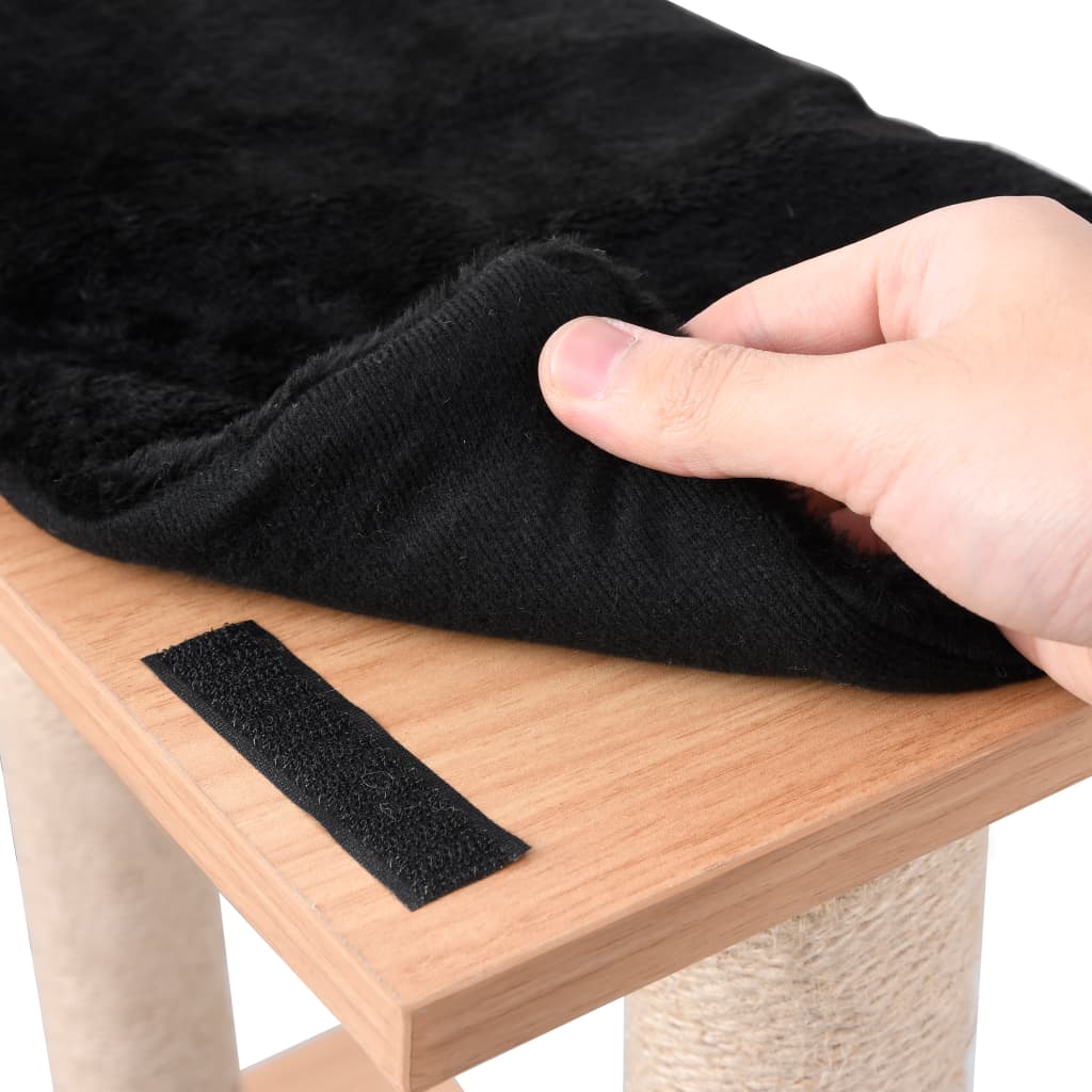 Albero Per Gatti Con Tappeto Tiragraffi In Sisal 129 Cm