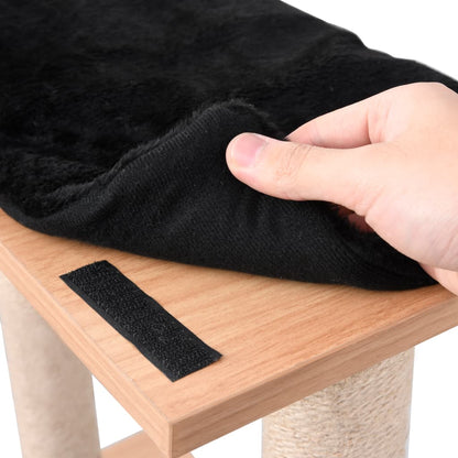 Albero Per Gatti Con Tappeto Tiragraffi In Sisal 129 Cm