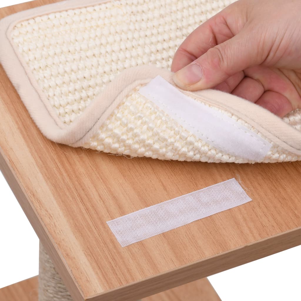 Albero Per Gatti Con Tappeto Tiragraffi In Sisal 123 Cm