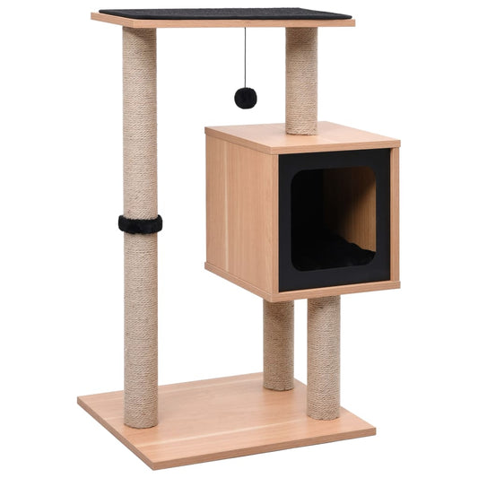 Albero Per Gatti Con Tappeto Tiragraffi In Sisal 82 Cm
