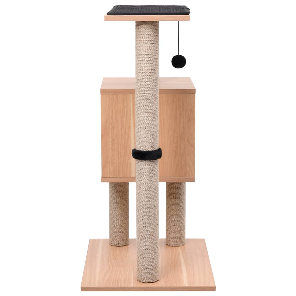 Albero Per Gatti Con Tappeto Tiragraffi In Sisal 82 Cm