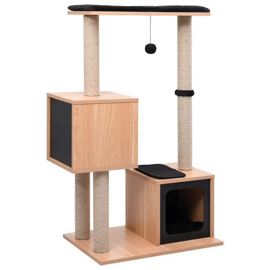 Albero Per Gatti Con Tappeto Tiragraffi In Sisal 104 Cm