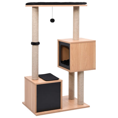 Albero Per Gatti Con Tappeto Tiragraffi In Sisal 104 Cm
