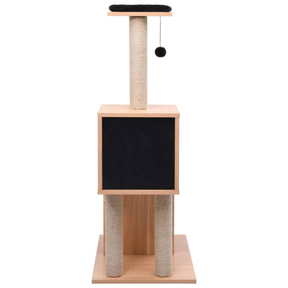 Albero Per Gatti Con Tappeto Tiragraffi In Sisal 104 Cm