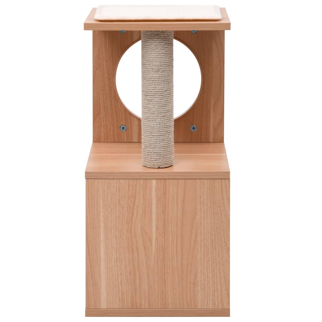 Albero Per Gatti Con Tappeto Tiragraffi In Sisal 60 Cm