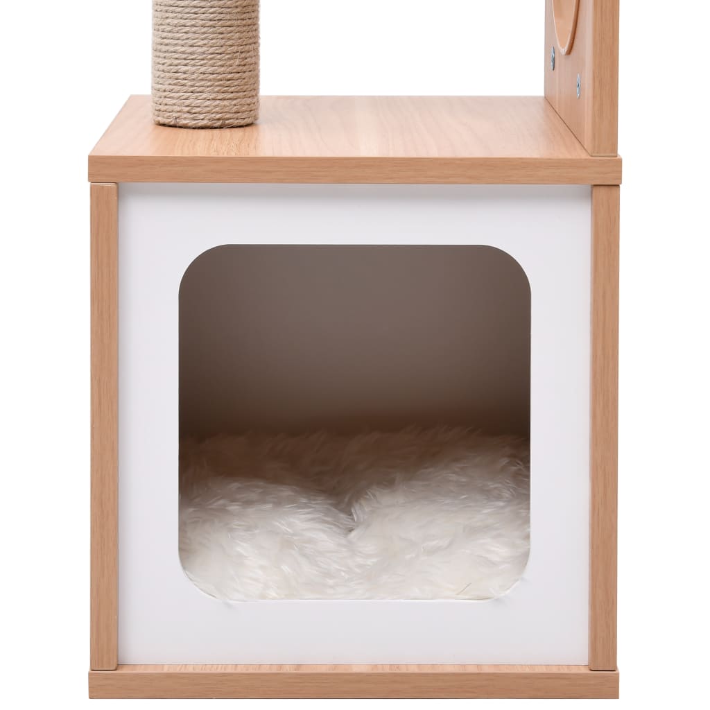 Albero Per Gatti Con Tappeto Tiragraffi In Sisal 60 Cm