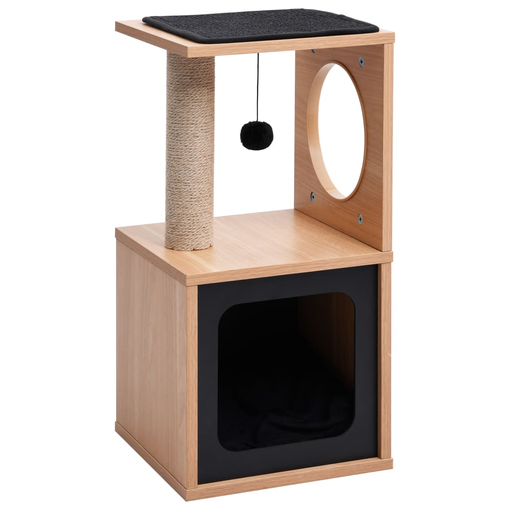 Albero Per Gatti Con Tappeto Tiragraffi In Sisal 60 Cm