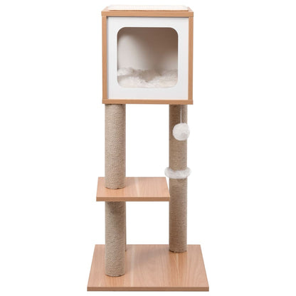 Albero Per Gatti Con Tappeto Tiragraffi In Sisal 90 Cm