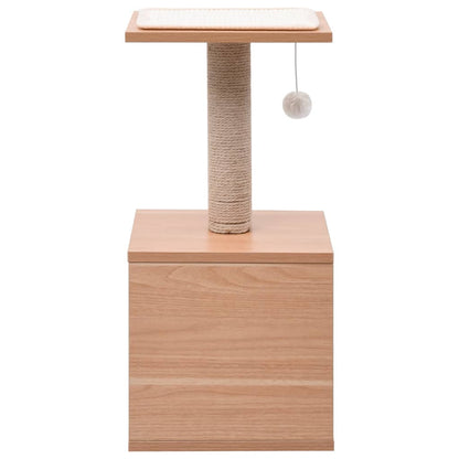 Albero Per Gatti Con Tappeto Tiragraffi In Sisal 62 Cm