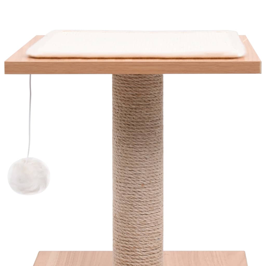 Albero Per Gatti Con Tappeto Tiragraffi In Sisal 62 Cm