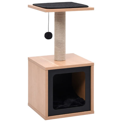 Albero Per Gatti Con Tappeto Tiragraffi In Sisal 62 Cm