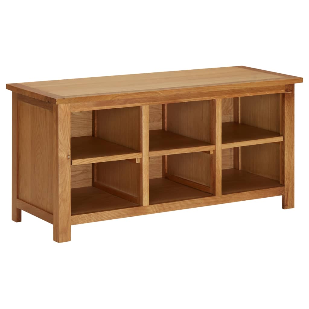 Scarpiera 90X37X45 Cm In Legno Massello Di Rovere