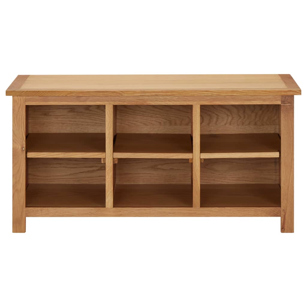 Scarpiera 90X37X45 Cm In Legno Massello Di Rovere