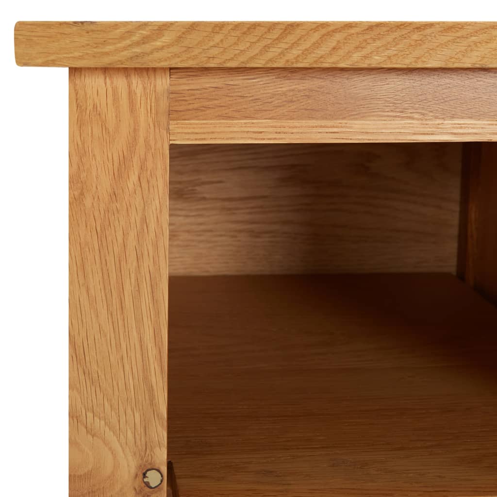 Scarpiera 90X37X45 Cm In Legno Massello Di Rovere