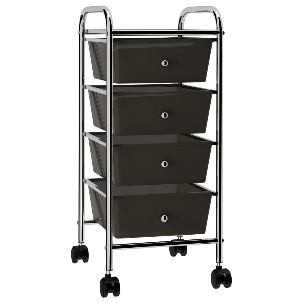 Carrello Portaoggetti Xxl 15 Cassetti In Plastica