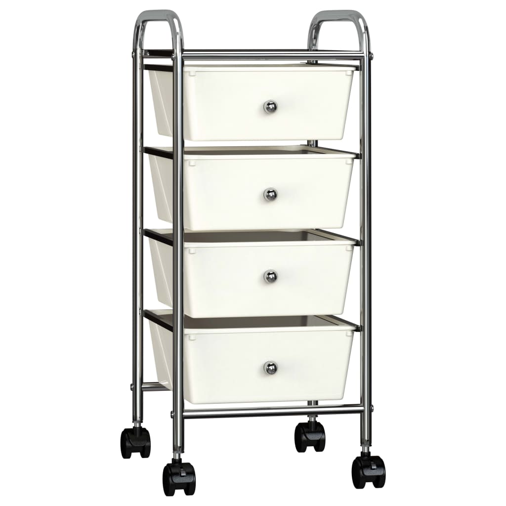 Carrello Portaoggetti Xxl 15 Cassetti In Plastica