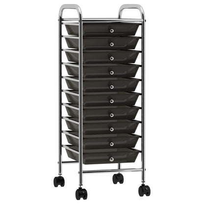 Carrello Portaoggetti Xxl 15 Cassetti In Plastica