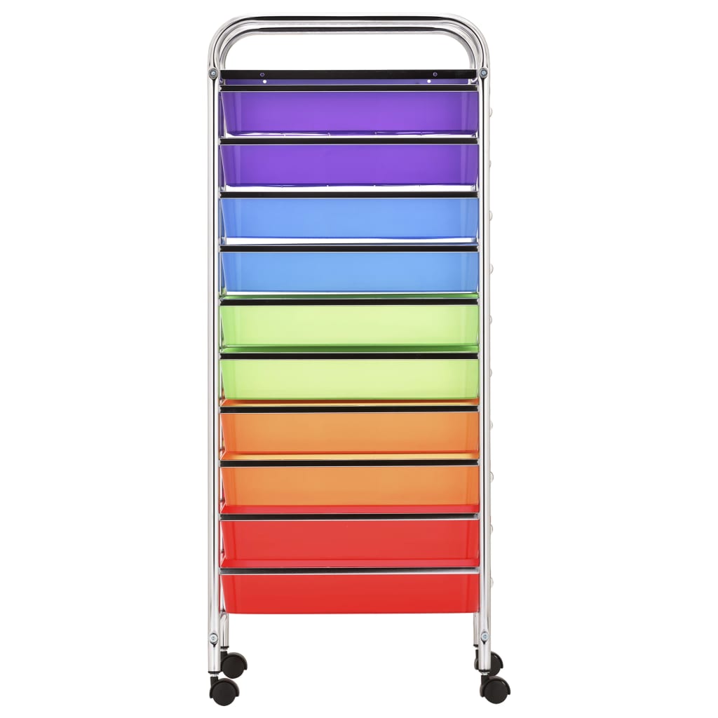 Carrello Portaoggetti Xxl 15 Cassetti In Plastica
