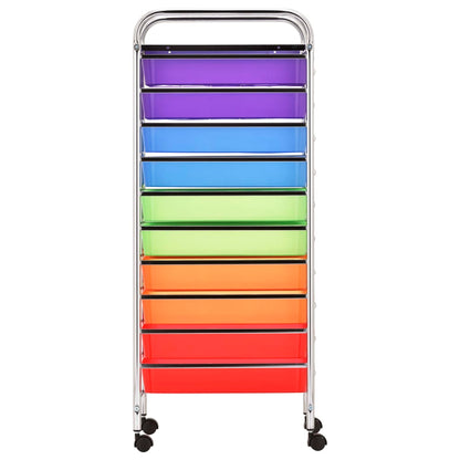 Carrello Portaoggetti Xxl 15 Cassetti In Plastica