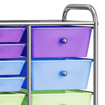 Carrello Portaoggetti Xxl 15 Cassetti In Plastica