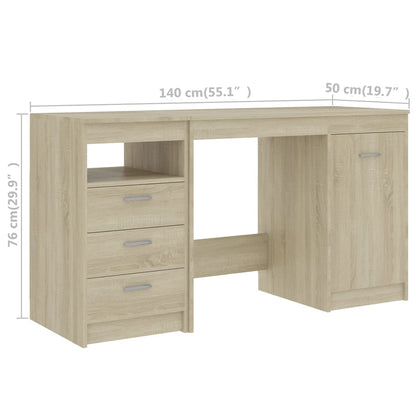 Scrivania 140X50X76 Cm In Truciolato